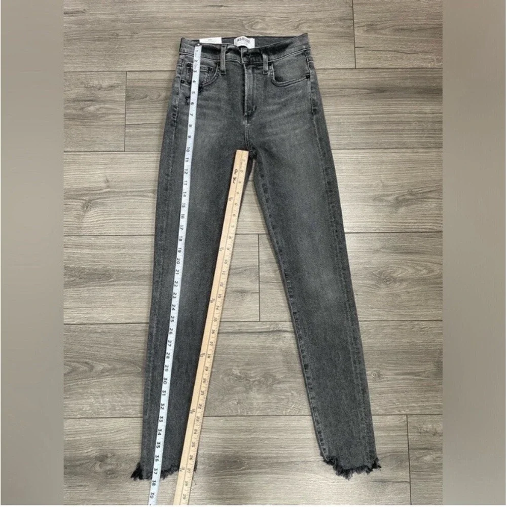 AGOLDE Sophie Hi Rise Destroyed Raw Skinny Jean 24‎ NEW